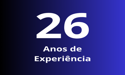 26 anos de experiência